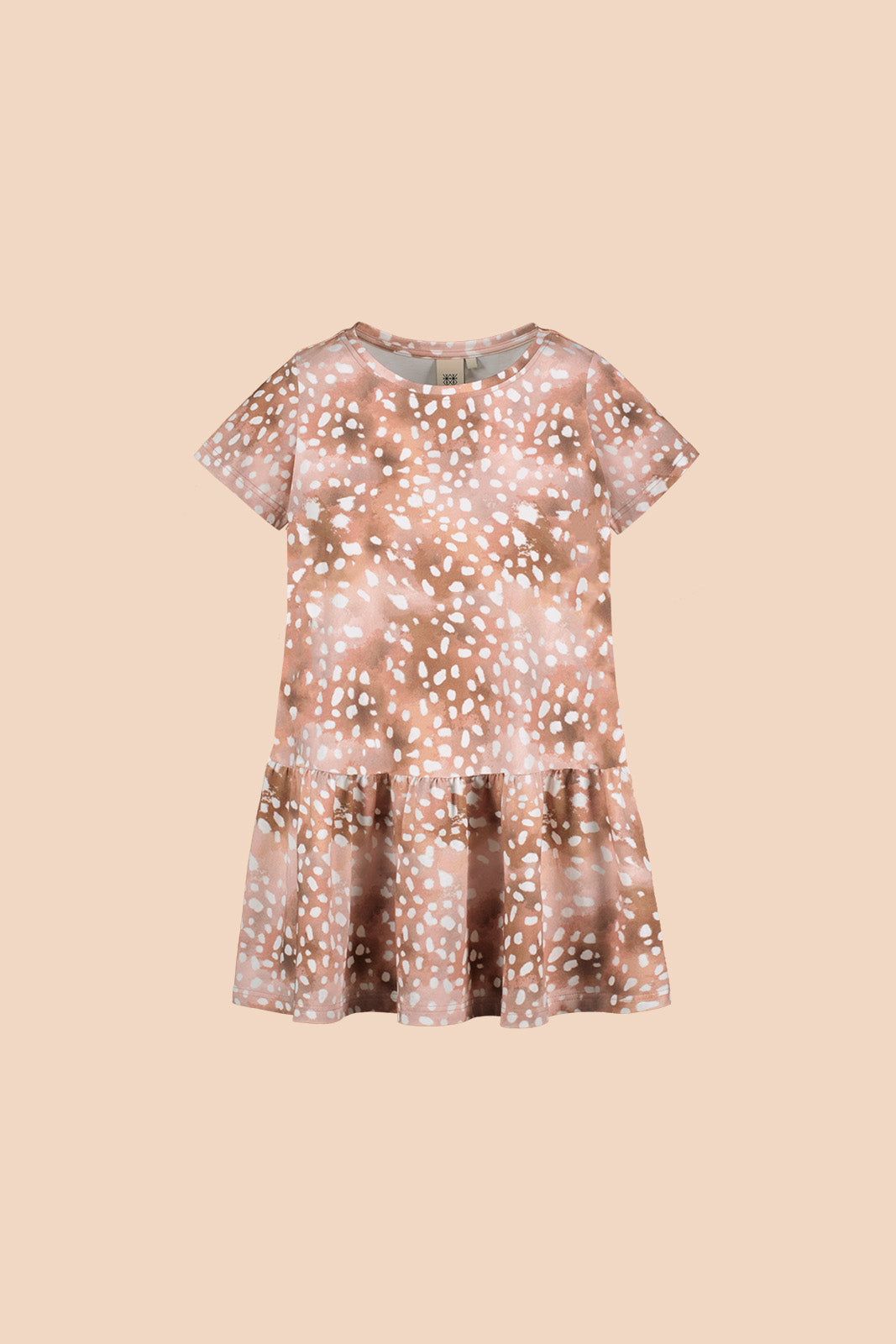 Frill T-Shirt Dress Copper Bambi