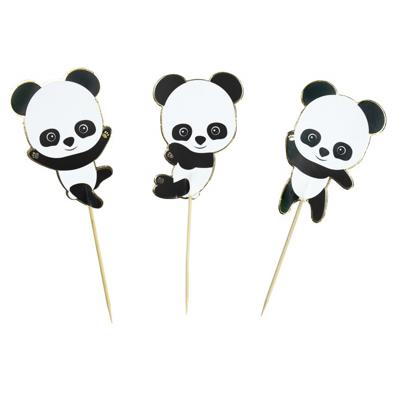 Kakkukoristetikut, Panda, 3kpl