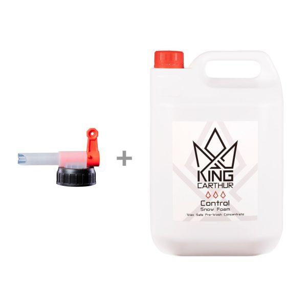 Esipesuaine King Carthur Control Snow Foam, 5000 ml + Hanakorkki