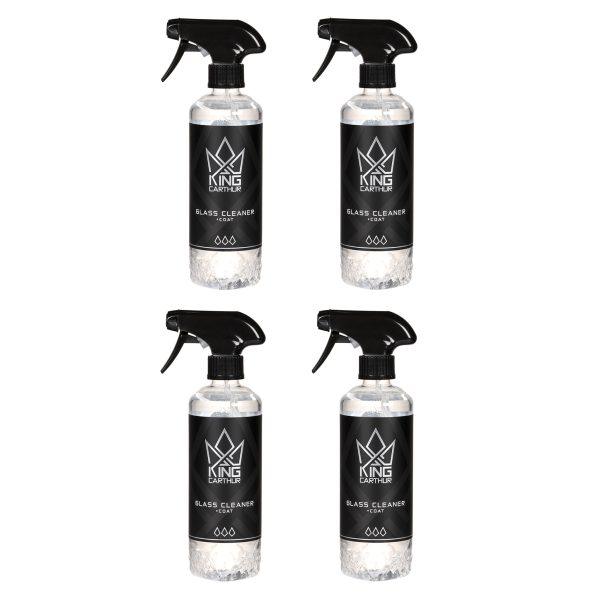 Lasinpesuaine King Carthur Glass Cleaner + Coat, 500 ml, 4 x 500 ml