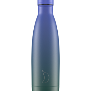 Gradient green & blue -juomapullo 500 ml