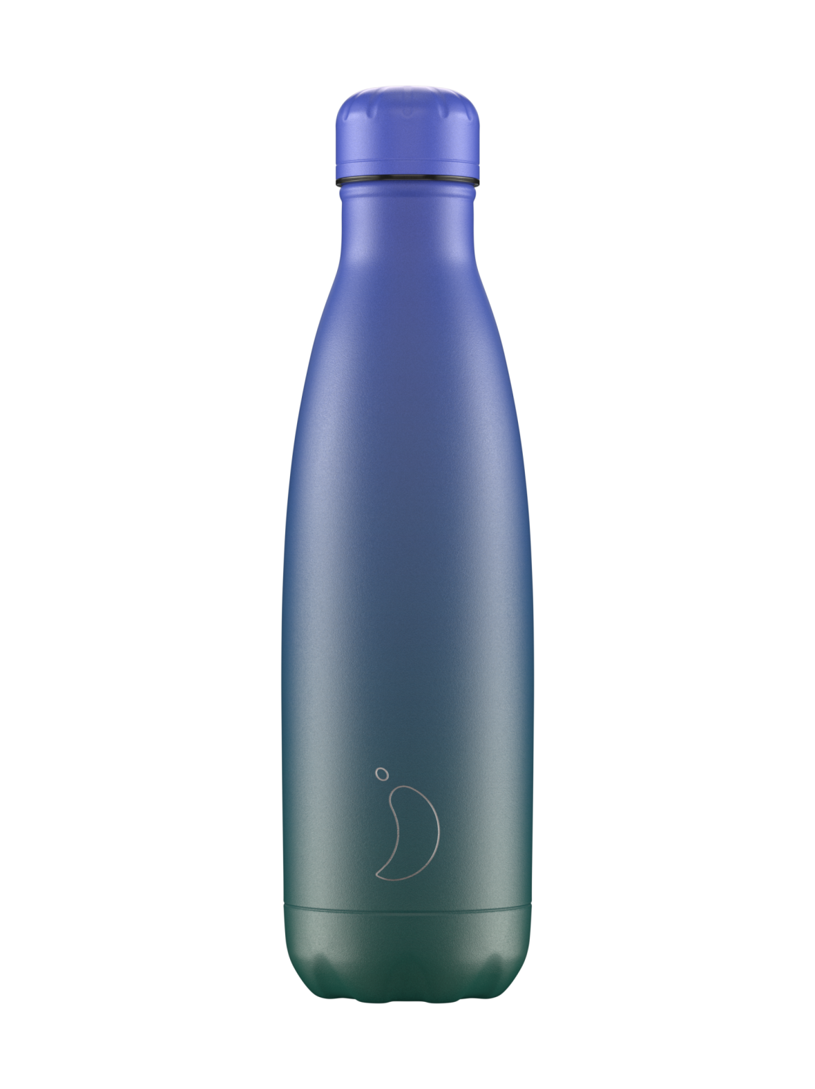 Gradient green & blue -juomapullo 500 ml