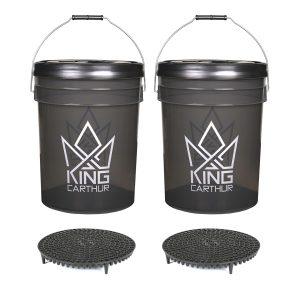 Pesuämpäri King Carthur 20 L + Kansi, 2 kpl + Hiekanerotin