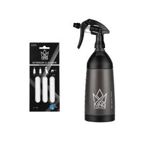 Sisätilojen puhdistusaine King Carthur Interior Cleaner Tablet, 3 kpl, Pesuainetabletit + Sumutinpullo