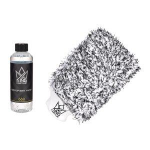 Pesukinnas King Carthur Premium Microfiber Wash Mitt, Kinnas + Mikrokuidun pesuaine