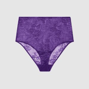 Floral Lace Highwaist Briefs Lilac
