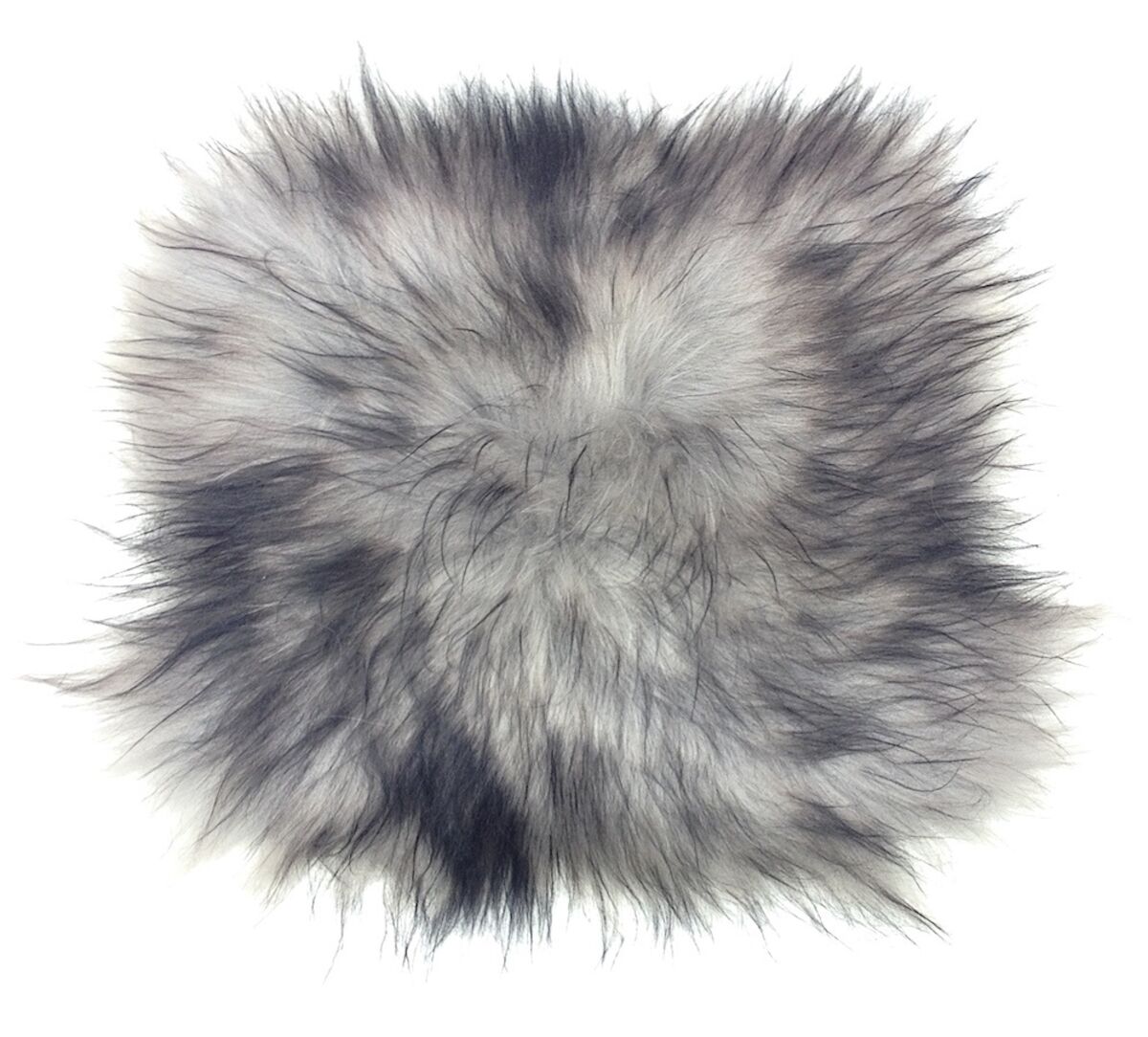 GOF lampaantalja istuinpehmuste 37x37cm harmaa DT Islannin lammas pitkävilla
