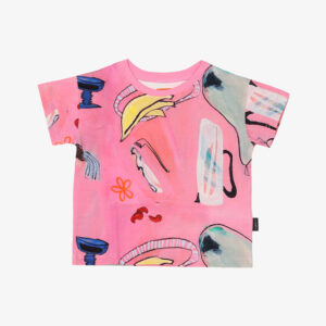 Blair T-Paita Holy Bananas Pinkki