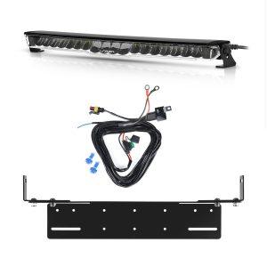 Lisävalo Lazer Glide - Kaareva / 52 cm / 120W / Ref. 12.5, 1 kpl - Täydellinen setti