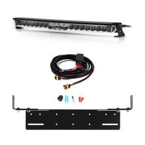 Lisävalo Lazer Glide PL - Kaareva / 52 cm / 120W / Ref. 12.5, 1 kpl - Täydellinen setti