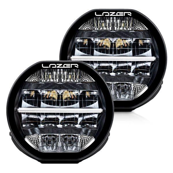 Lisävalo Lazer Sentinel 7 Standard - Pyöreä / 18 cm / 62W / Ref. 12.5, 2 kpl