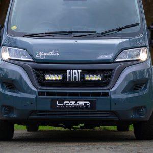 Lisävalosetti Fiat Ducato (2022+), 2 x Lazer Triple-R 750, 2 x Triple-R 750 GEN2 (Parkkivalolla)