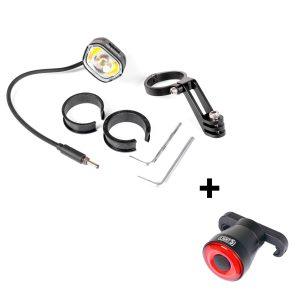 Sähköpyörän valo Light5 EB1000 - 1000 ml / Yamaha, Etuvalo (Naaras) + Light5 Blip takavalo