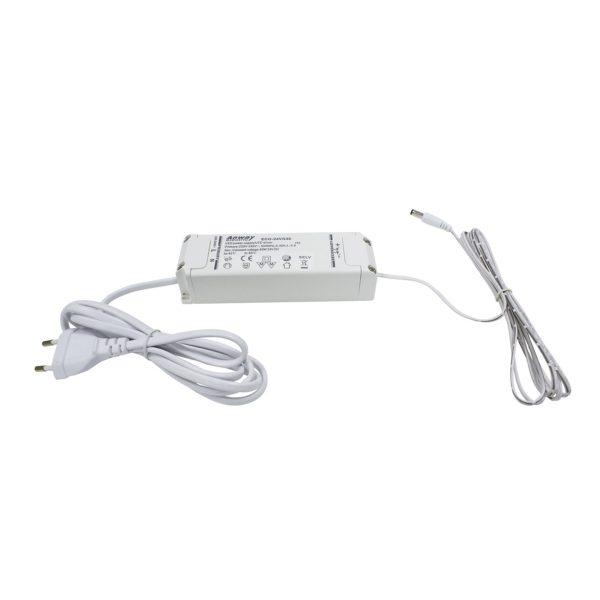 Pistorasiamuuntaja Airam Linear-sarjalle, 24V, 55 W / 24V