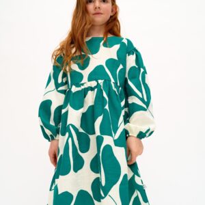 Greenery Lasten Musliini Mekko Vihreä