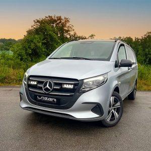 Lisävalosetti Mercedes-Benz Vito (2024+), 2 x Lazer Triple-R 750, 2 x Triple-R 750 GEN2 (Parkkivalolla)