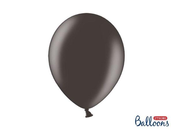 Metallinhohtoiset mustat ilmapallot - 30cm, 10kpl