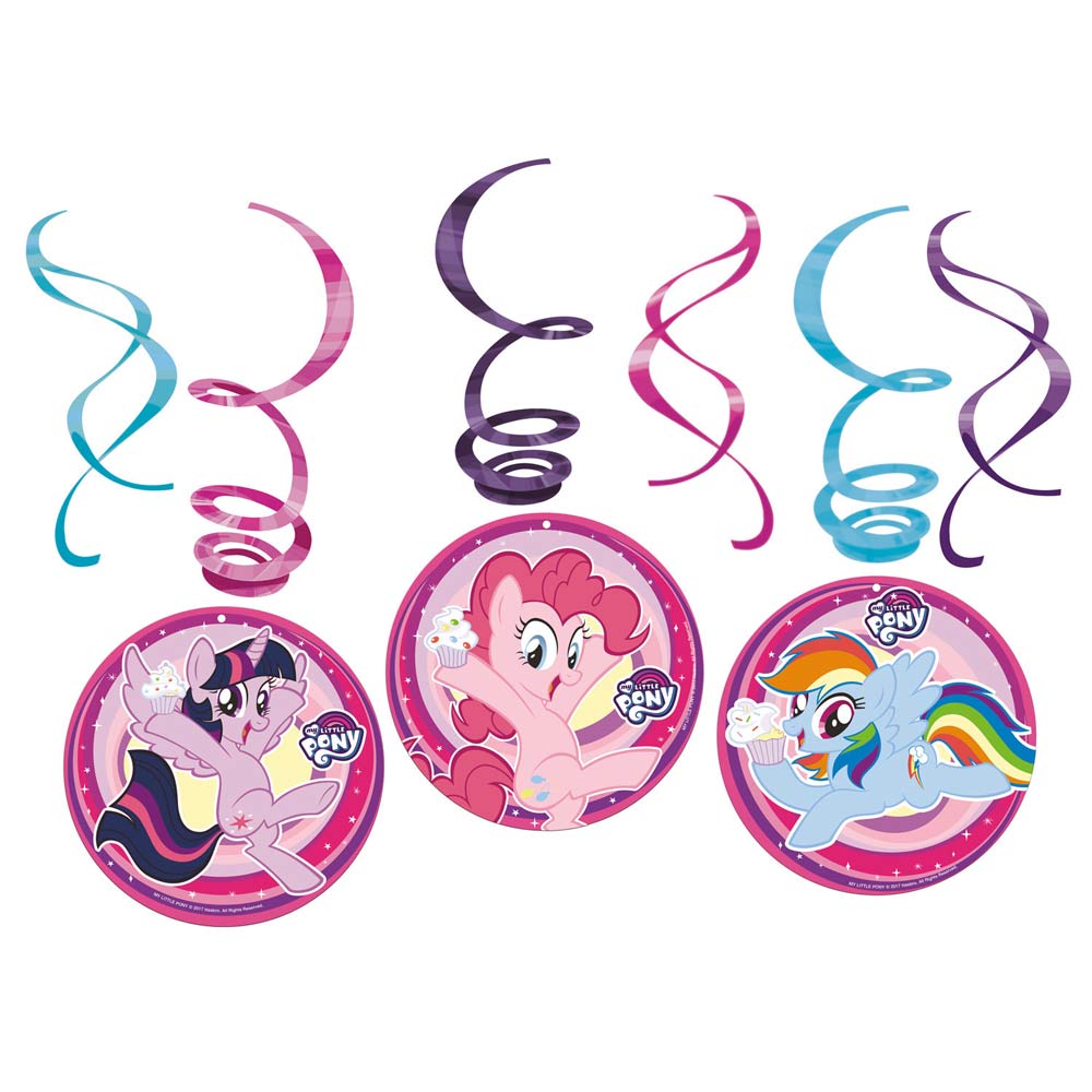 Roikkuvat kierrekoristeet, My Little Pony, 6kpl