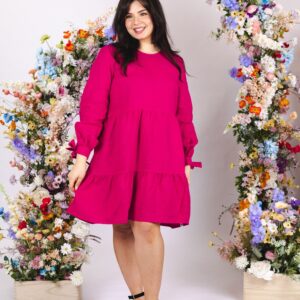 Hailey Mekko Peacock Pinkki