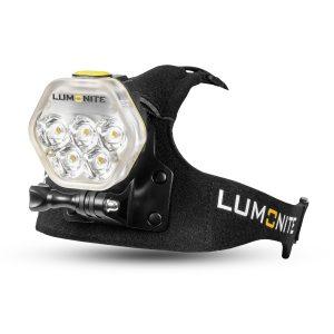 Otsalamppu LUMONITE Navigator2 - 4195 lm / Ladattava, Perussetti (valaisinpää, akku, laturi, otsapanta)