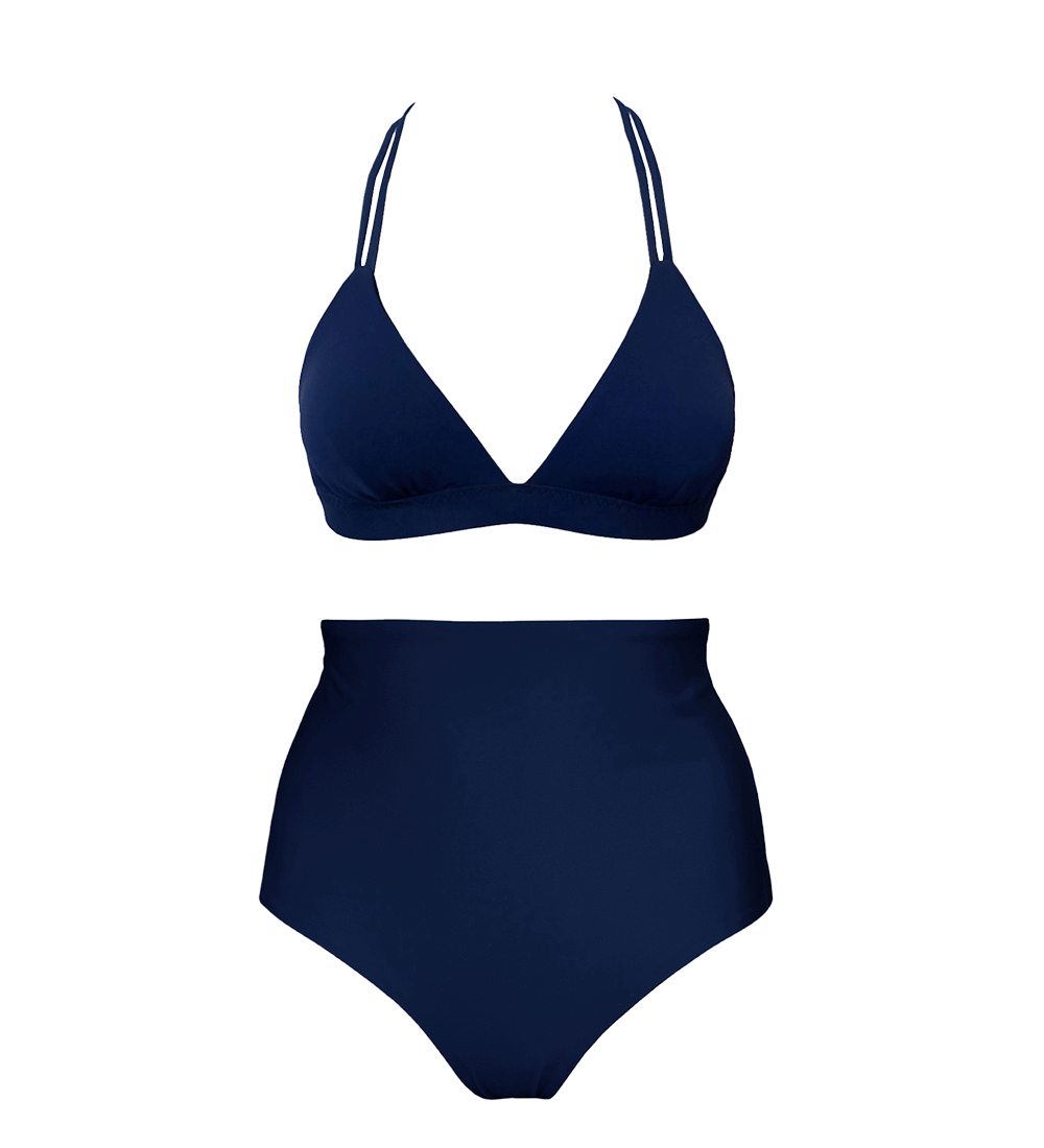 Core + Core High Bikini Set Navy