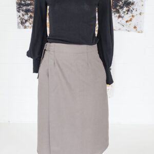 Houtskari Wrap Skirt Grey