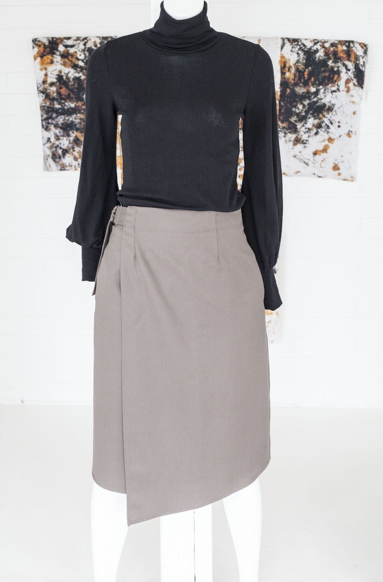 Houtskari Wrap Skirt Grey