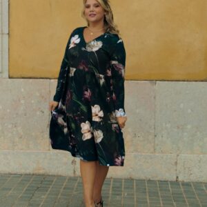 Amélie Layered Dress Noir