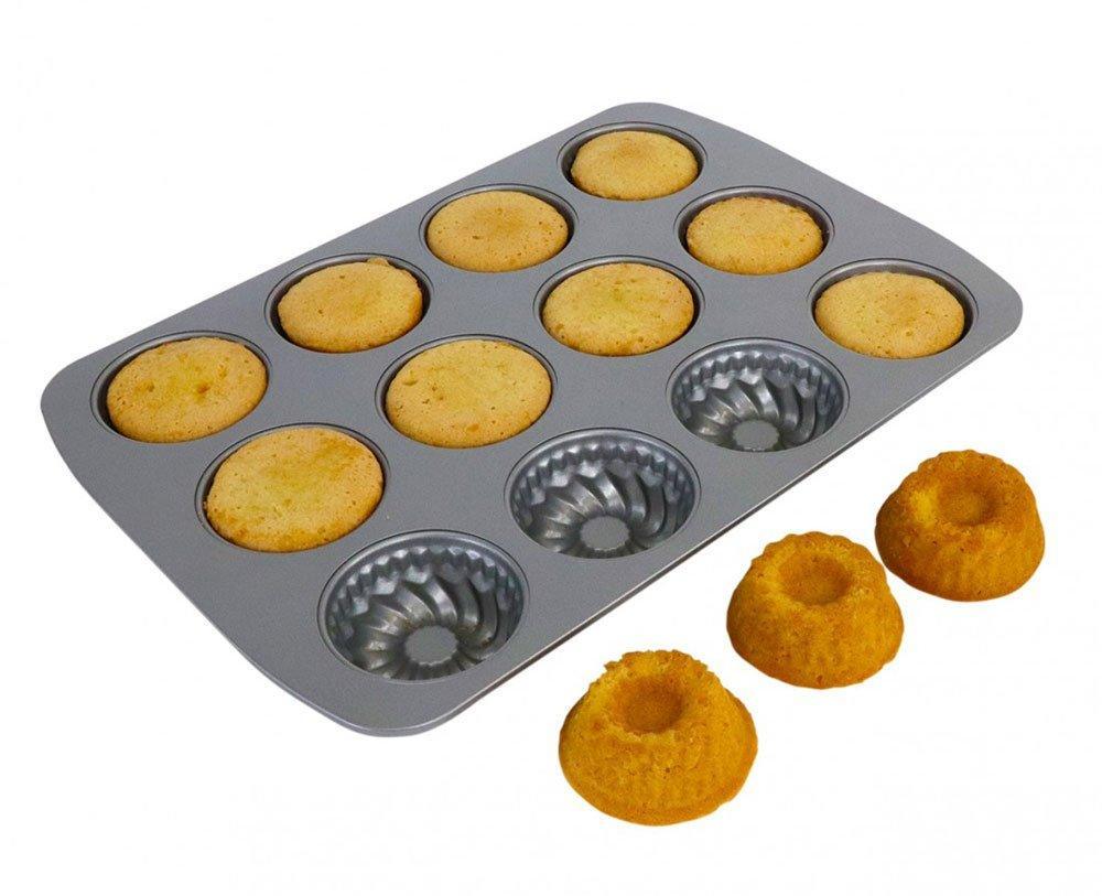 Non-stick leivontapelti, Minikakku, 12 leivosta