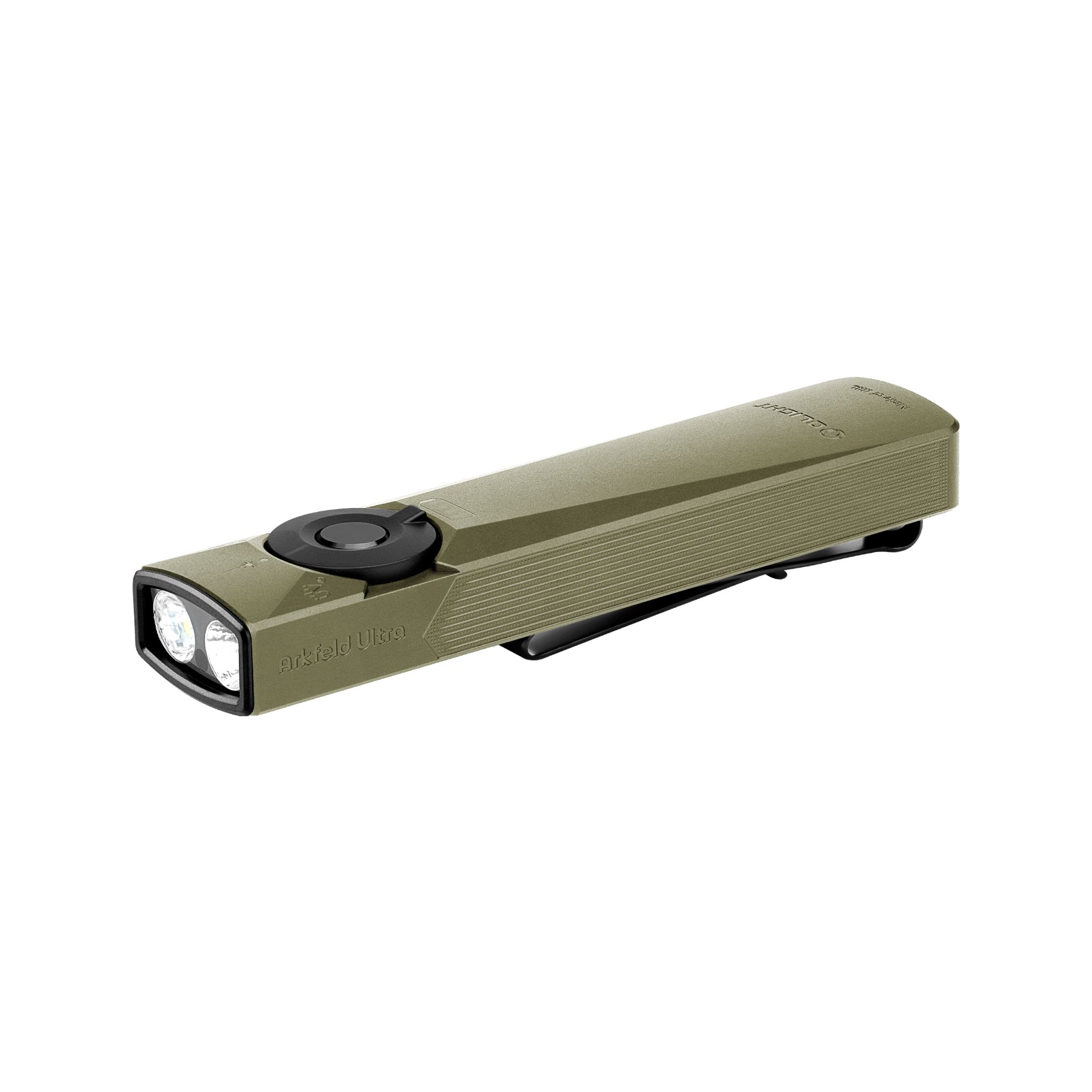 Taskulamppu Olight Arkfeld Ultra - 1400 lm / 120 mm / Ladattava, Vihreä
