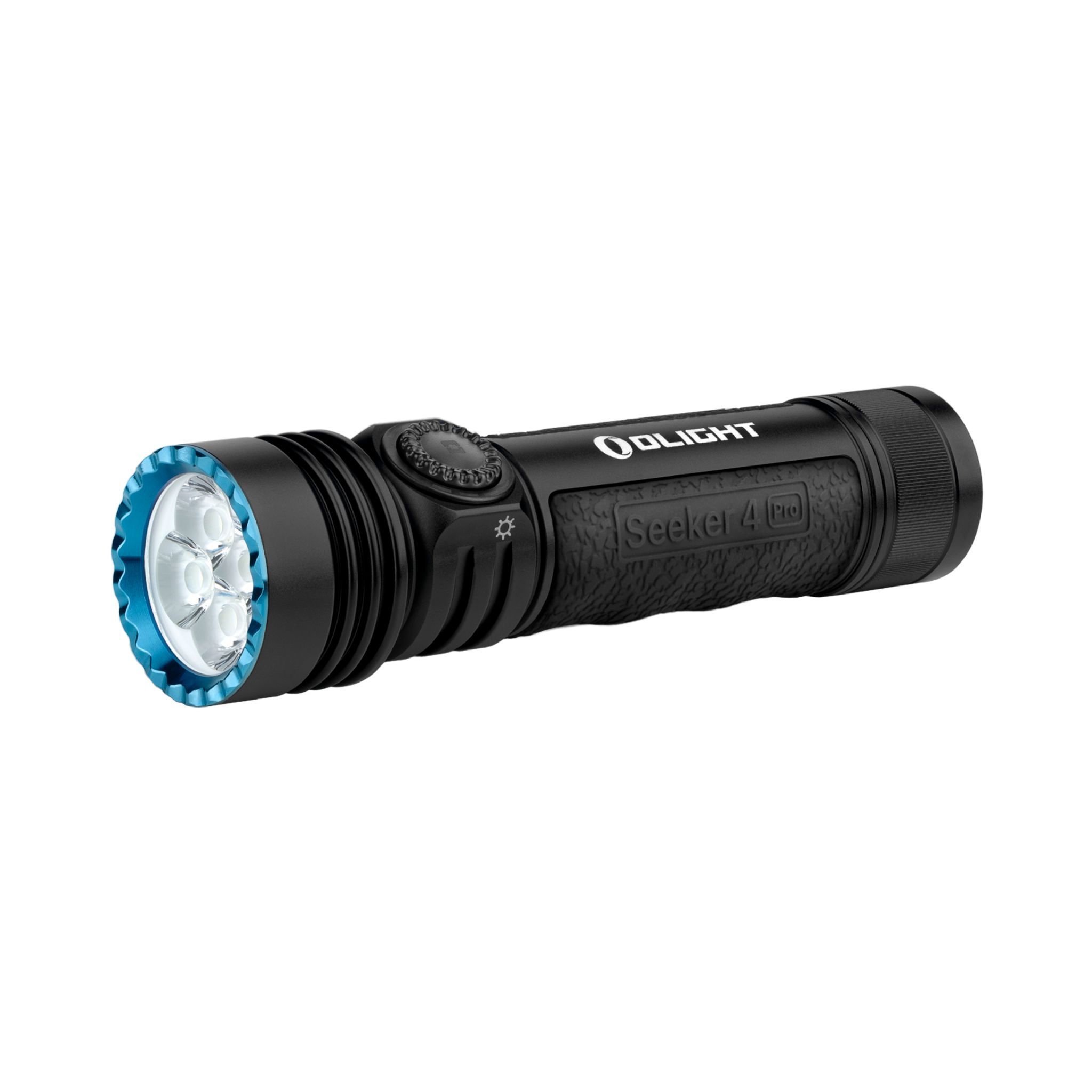 Taskulamppu Olight Seeker 4 Pro - 4600 lm / 133 mm / Ladattava, Musta