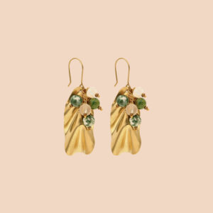 Bela Earrings Green