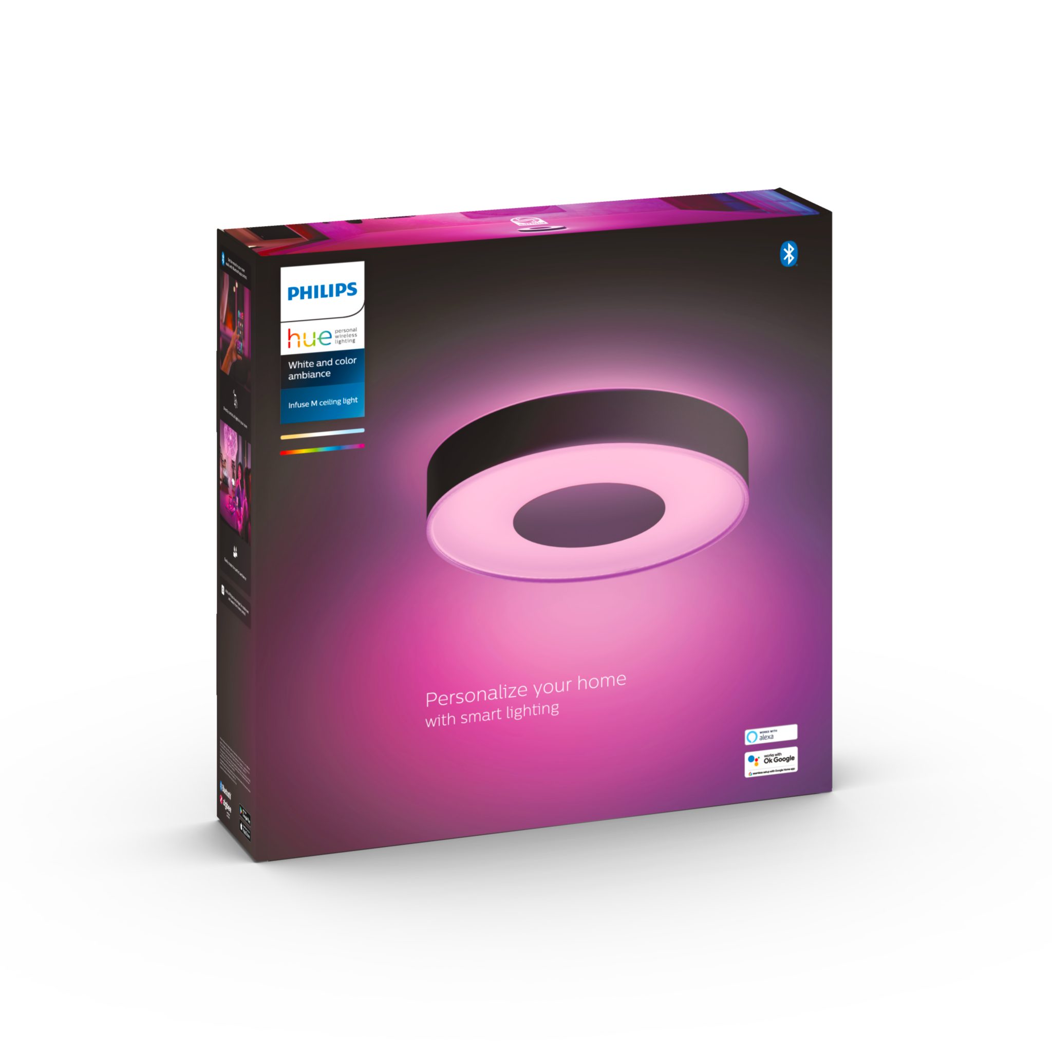 Kattovalaisin Philips Hue Infuse WCA, 2000-6500K, Infuse M / Musta