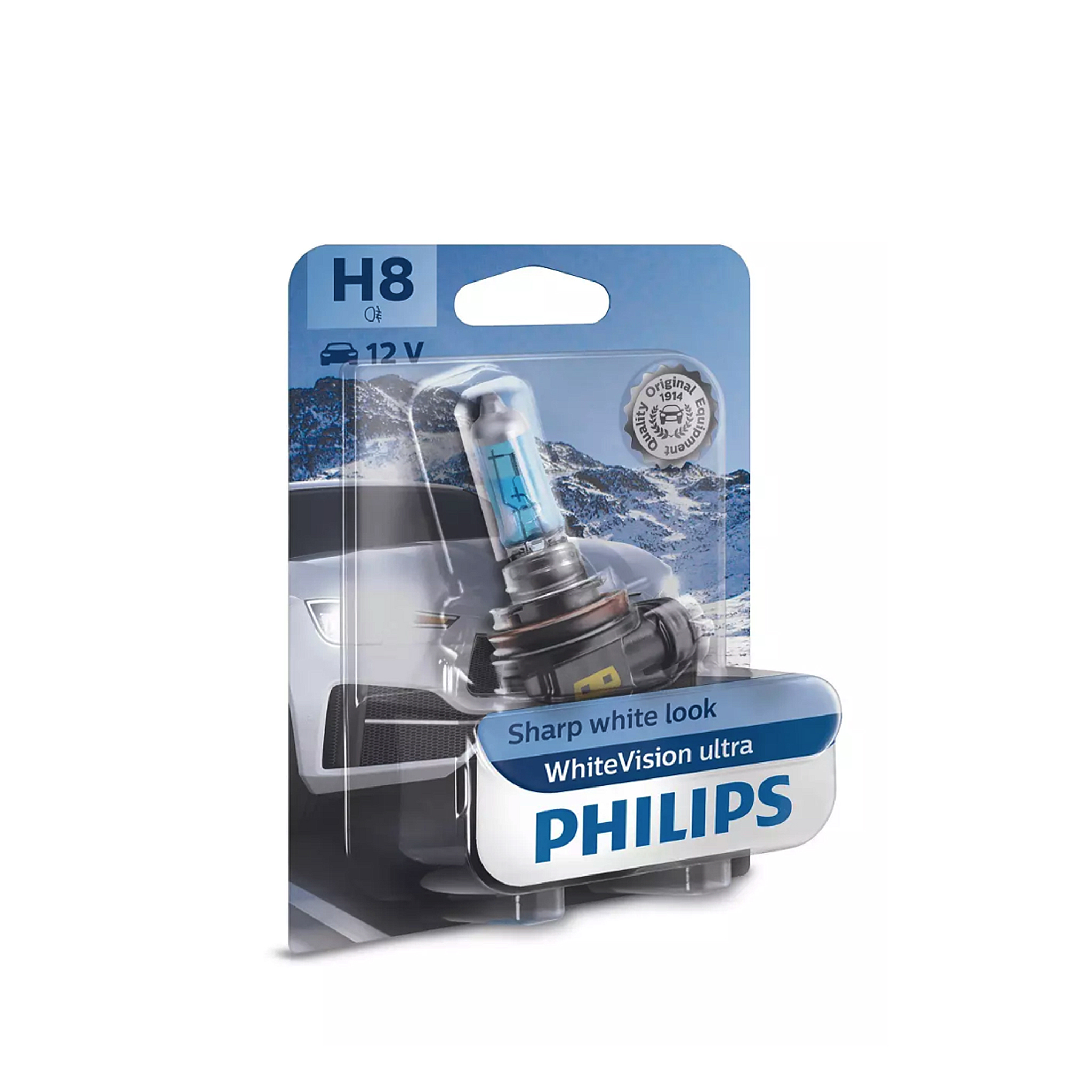 Halogeenipolttimo PHILIPS WhiteVision ultra, 35W, H8, 1 kpl