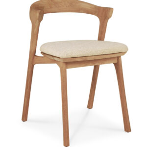 Bok ulkokaluste ruokapöydän tuoli, teak