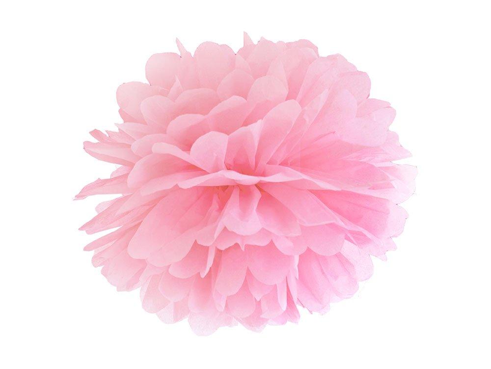 Vaaleanpunainen pom pom - 25 cm