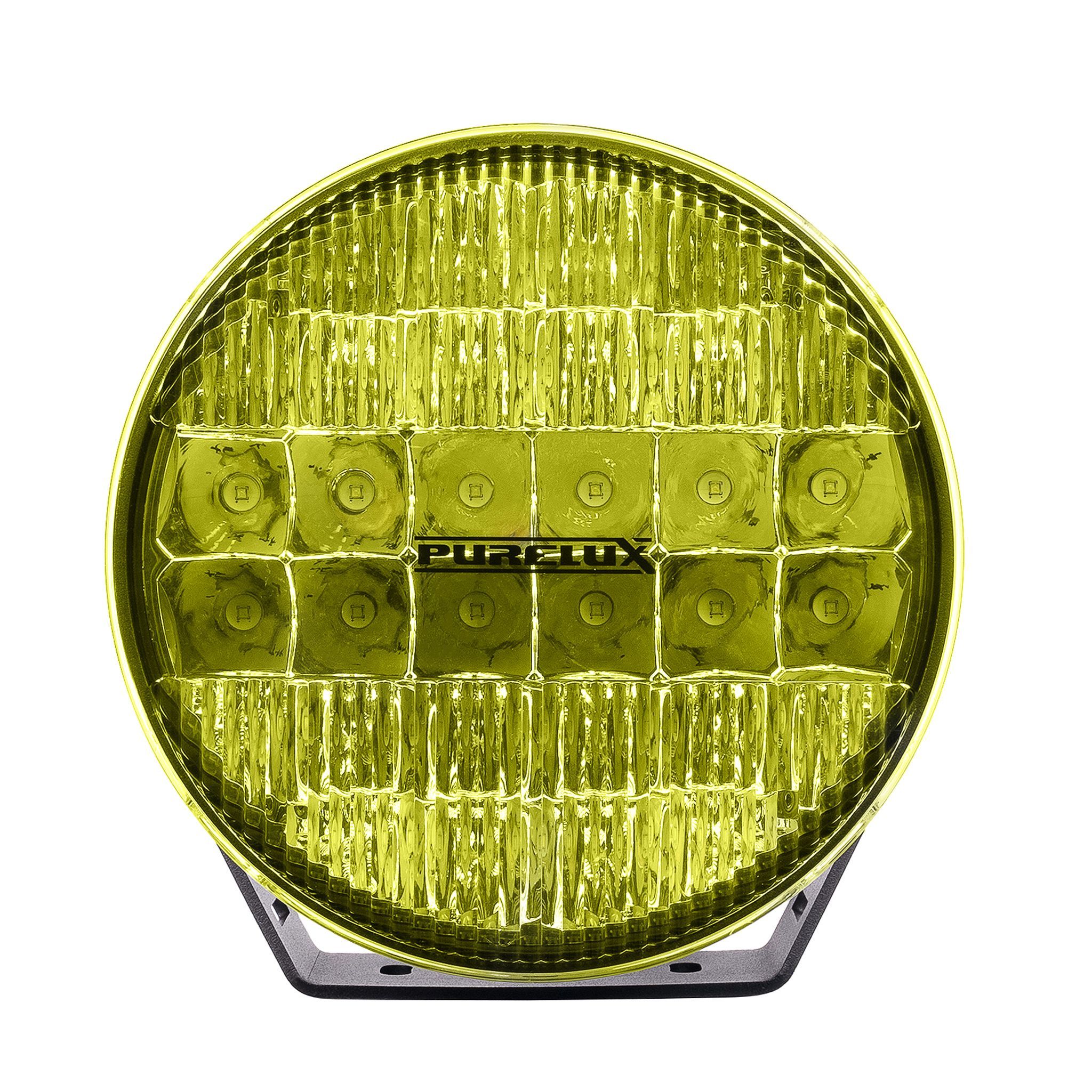 Kiveniskusuoja Purelux 9110 Wide flood lens cover, Keltainen, 1 kpl
