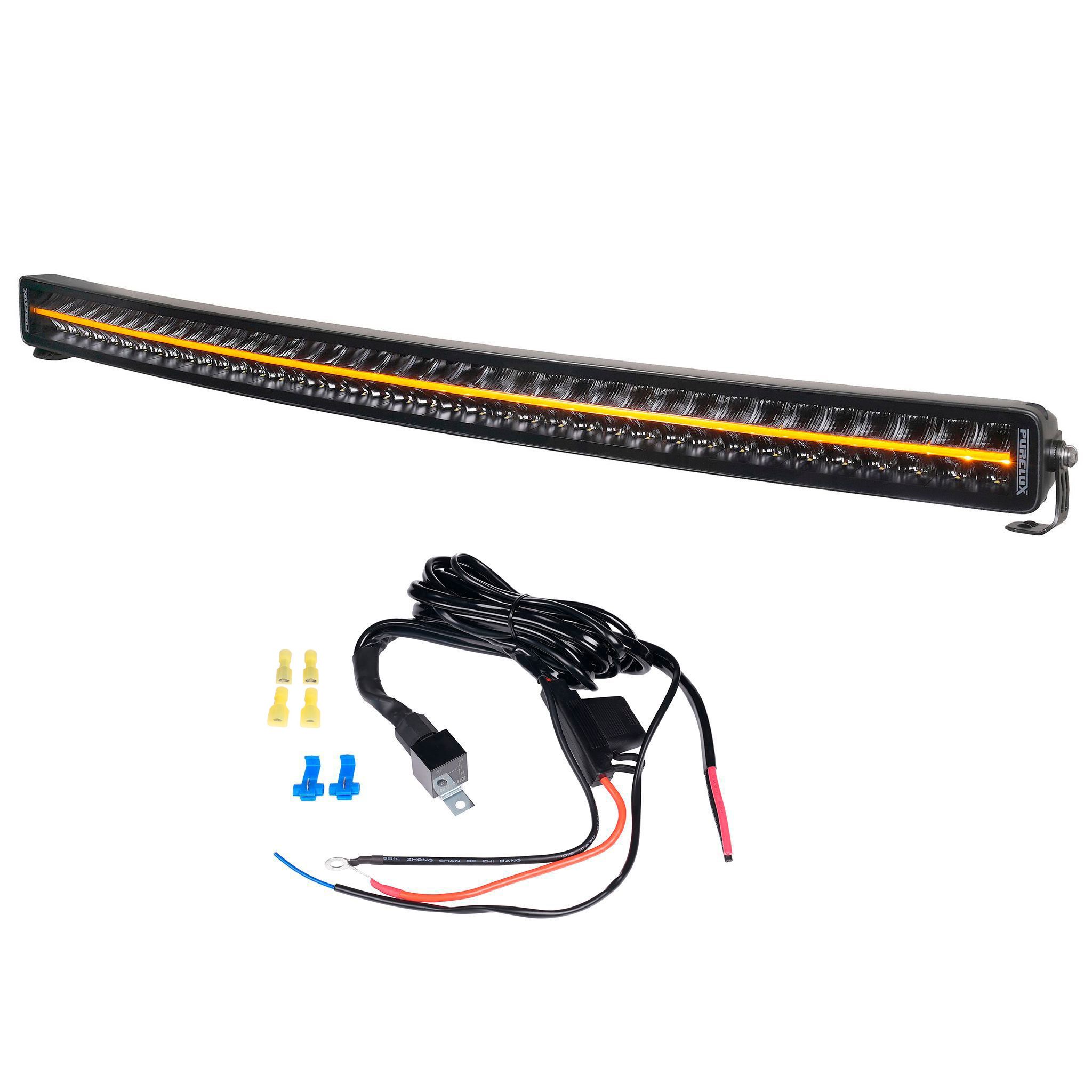 Lisävalo Purelux Black Boost C1070 Gen3 - Kaareva / 107 cm / 400W / Ref. 50, 1 kpl + Johtosarja