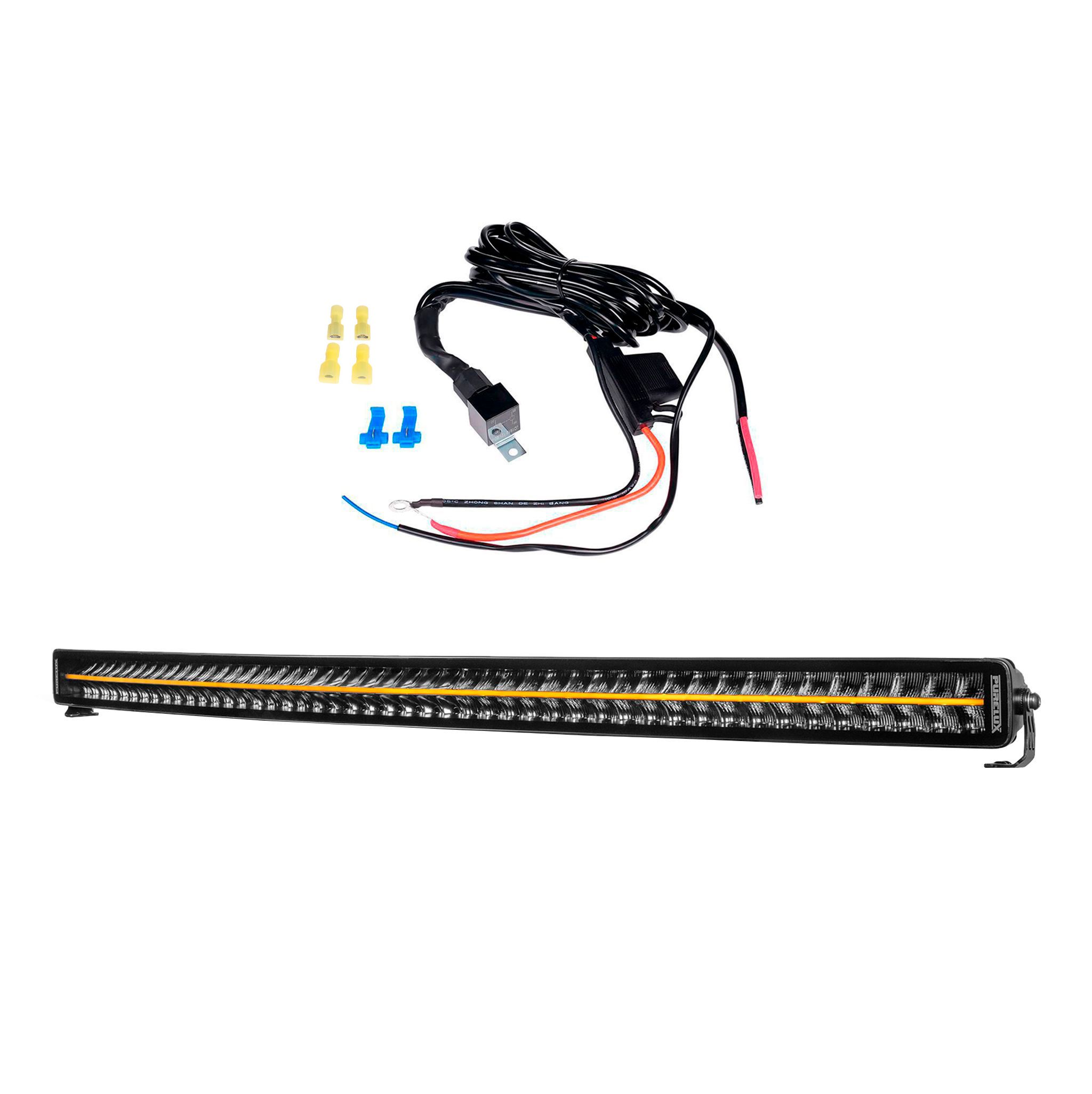 Lisävalo Purelux Black Boost C1300 Gen3 - Kaareva / 127 cm / 480W / Ref. 45, 1 kpl + Johtosarja