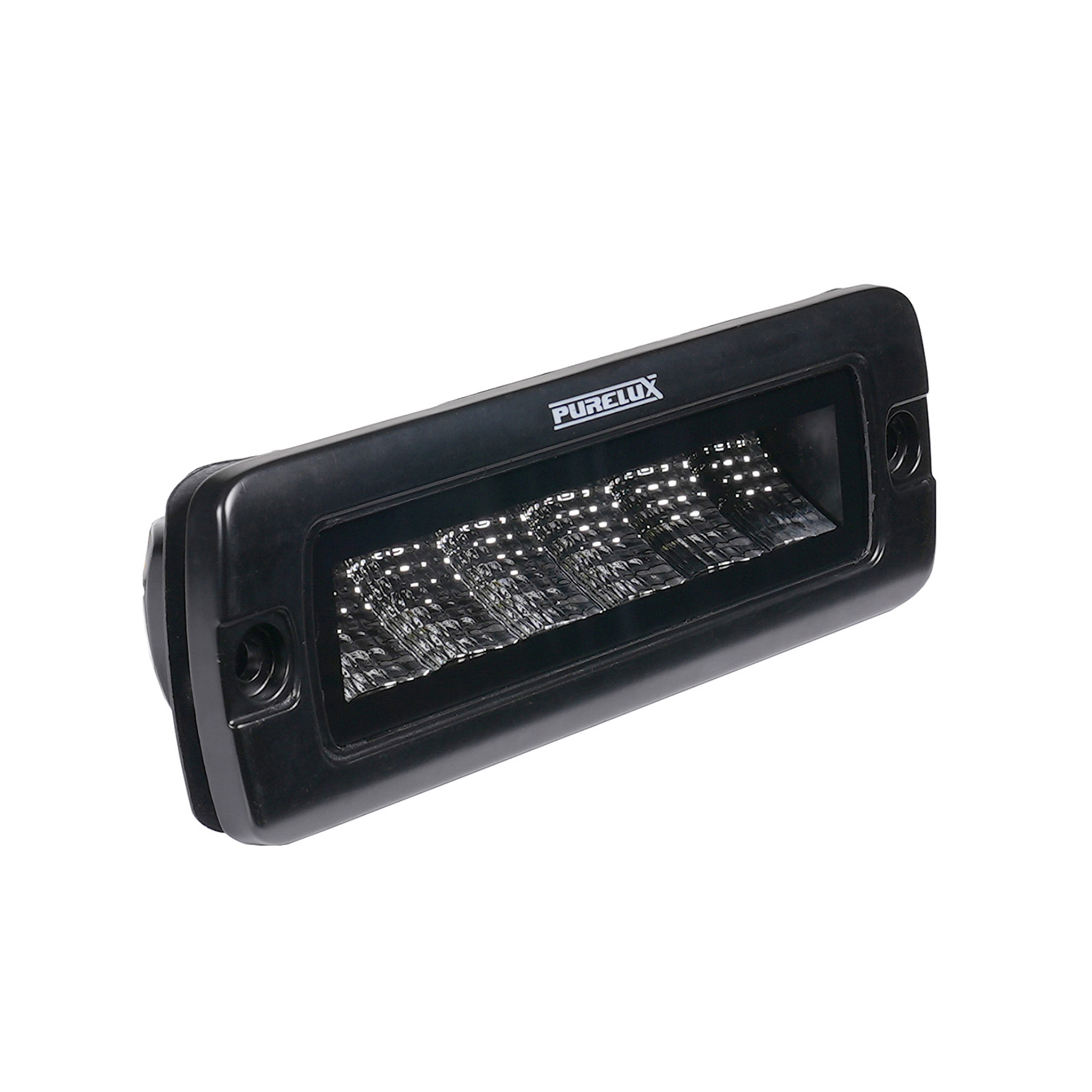 Työvalo Purelux Black Flush-Mount Slim - 20 cm / 30W / Leveä, 1 kpl