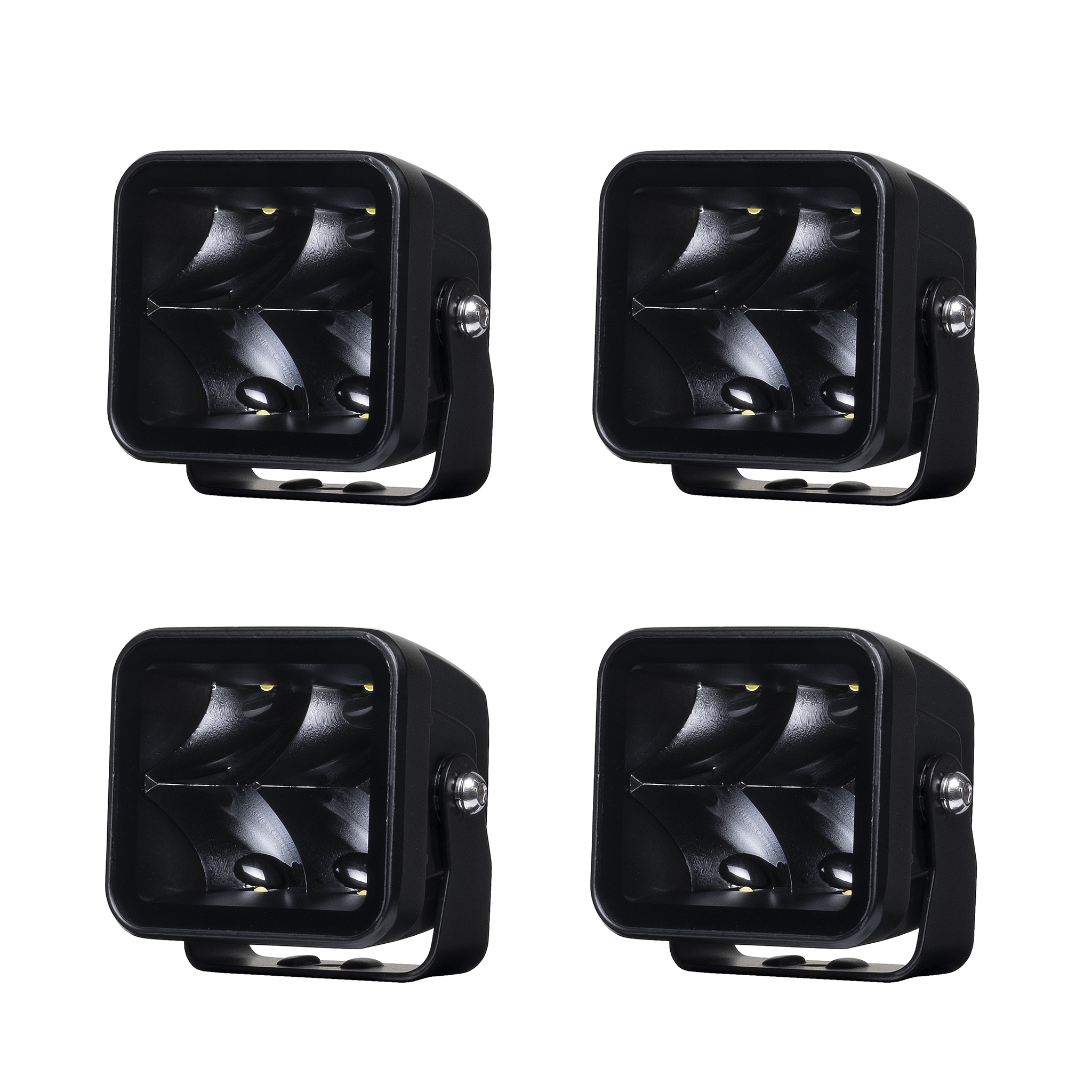 Työvalo Purelux Black Square 40 Spot - 8 cm / 40W / Kapea, 4 kpl