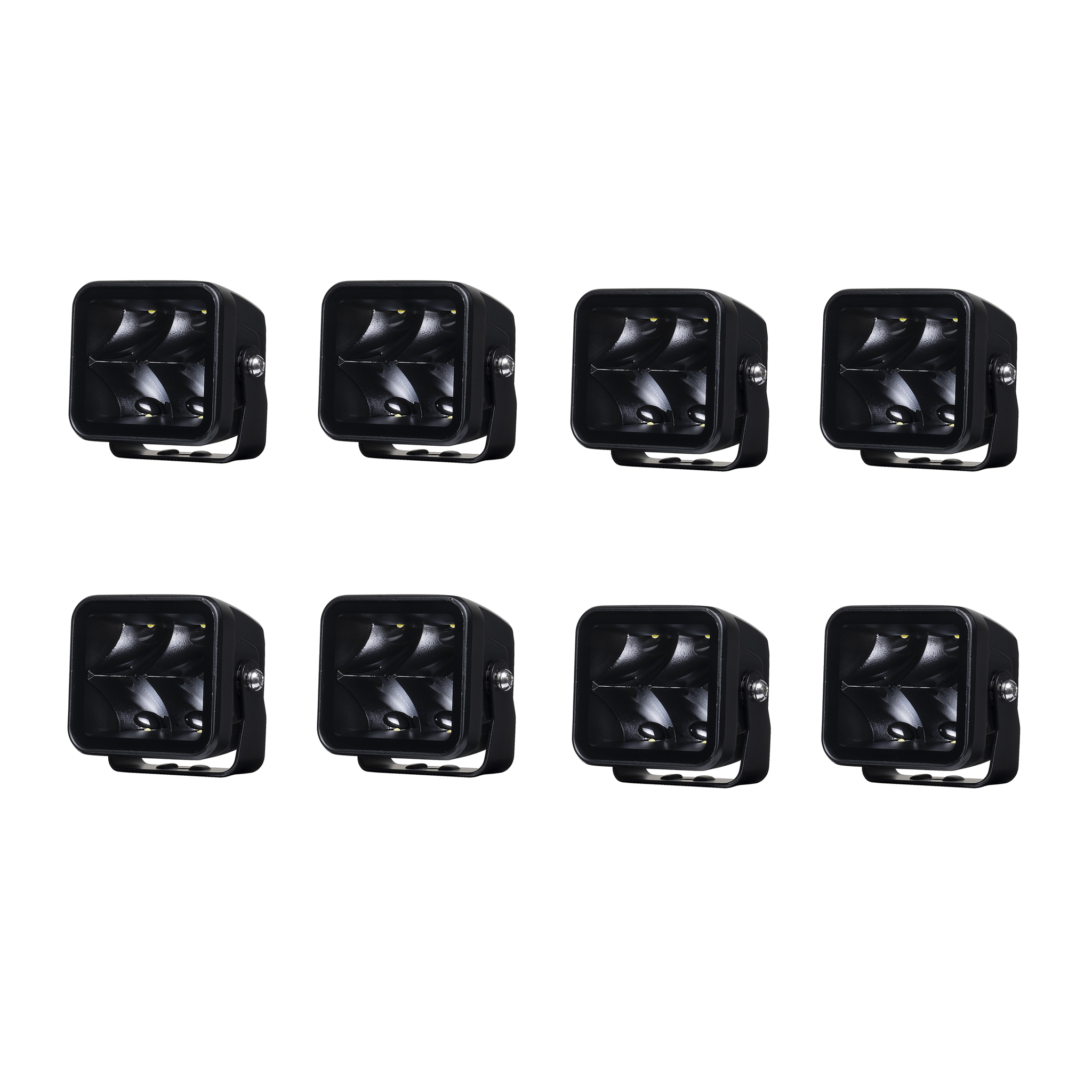 Työvalo Purelux Black Square 40 Spot - 8 cm / 40W / Kapea, 8 kpl