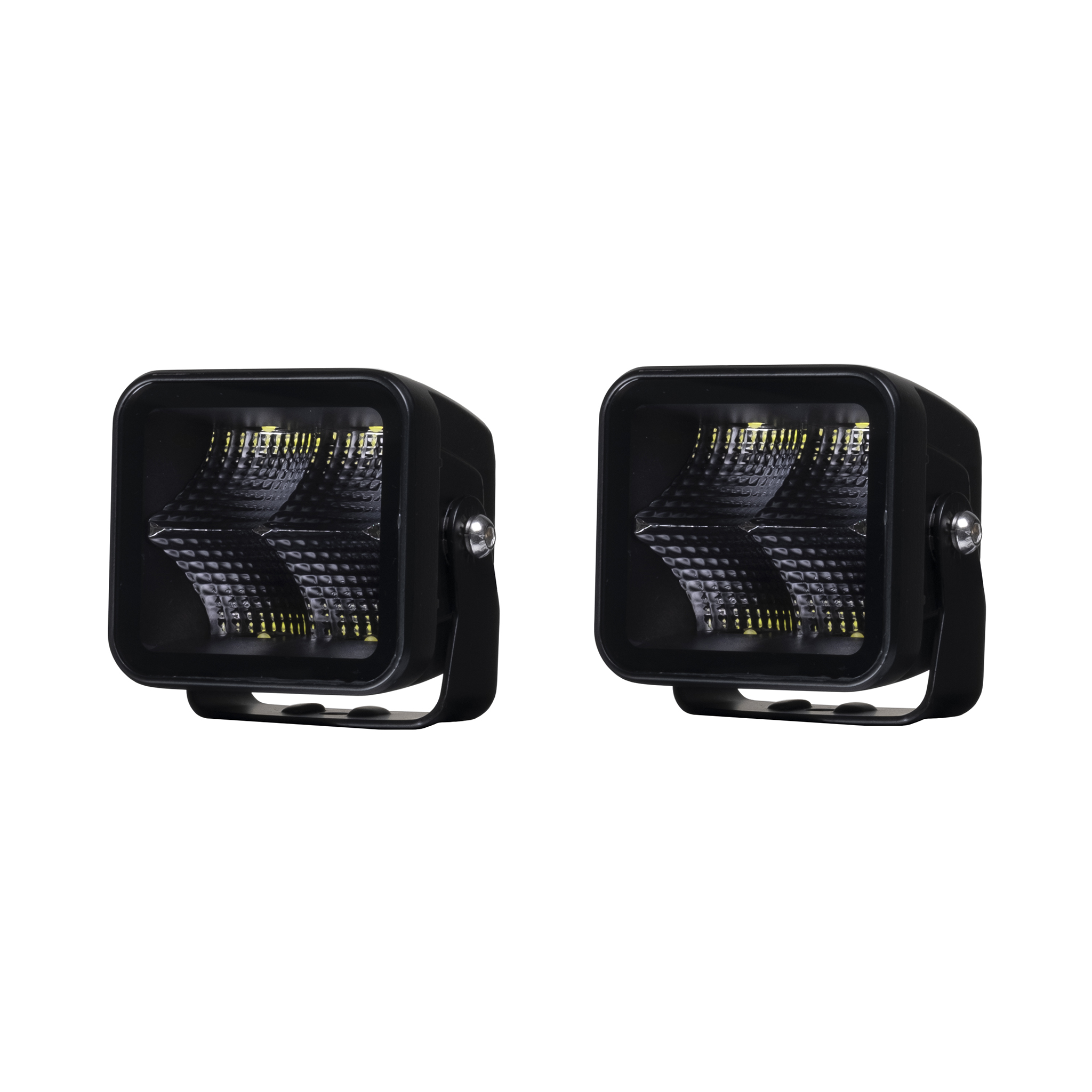 Työvalo Purelux Black Square 40 Flood - 8 cm / 40W / Leveä, 2 kpl