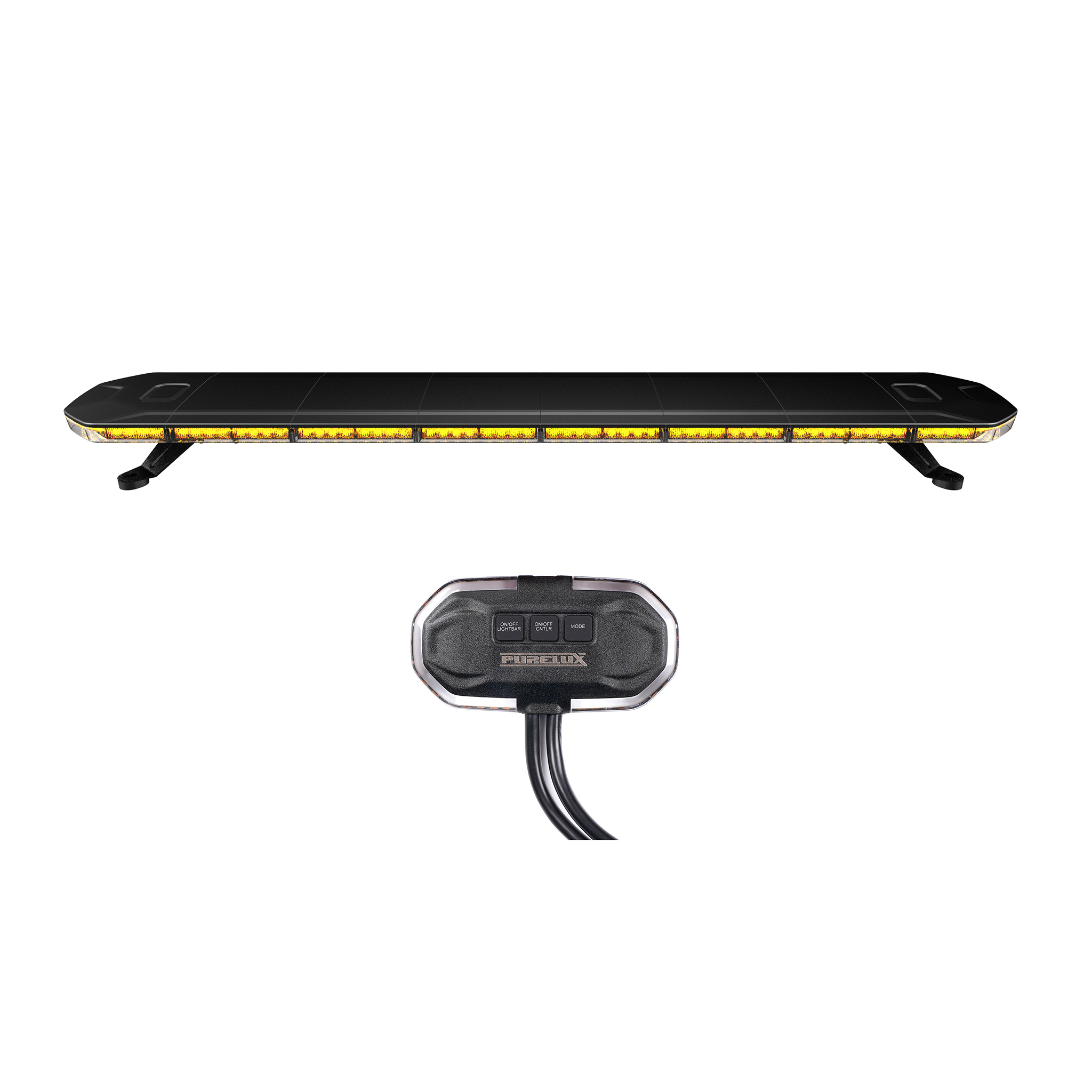 Varoitusvalo Purelux Flash 1200 - Paneeli / 12/24V / 186W / 1220 mm , Varoitusvalo + Kytkinpaneeli