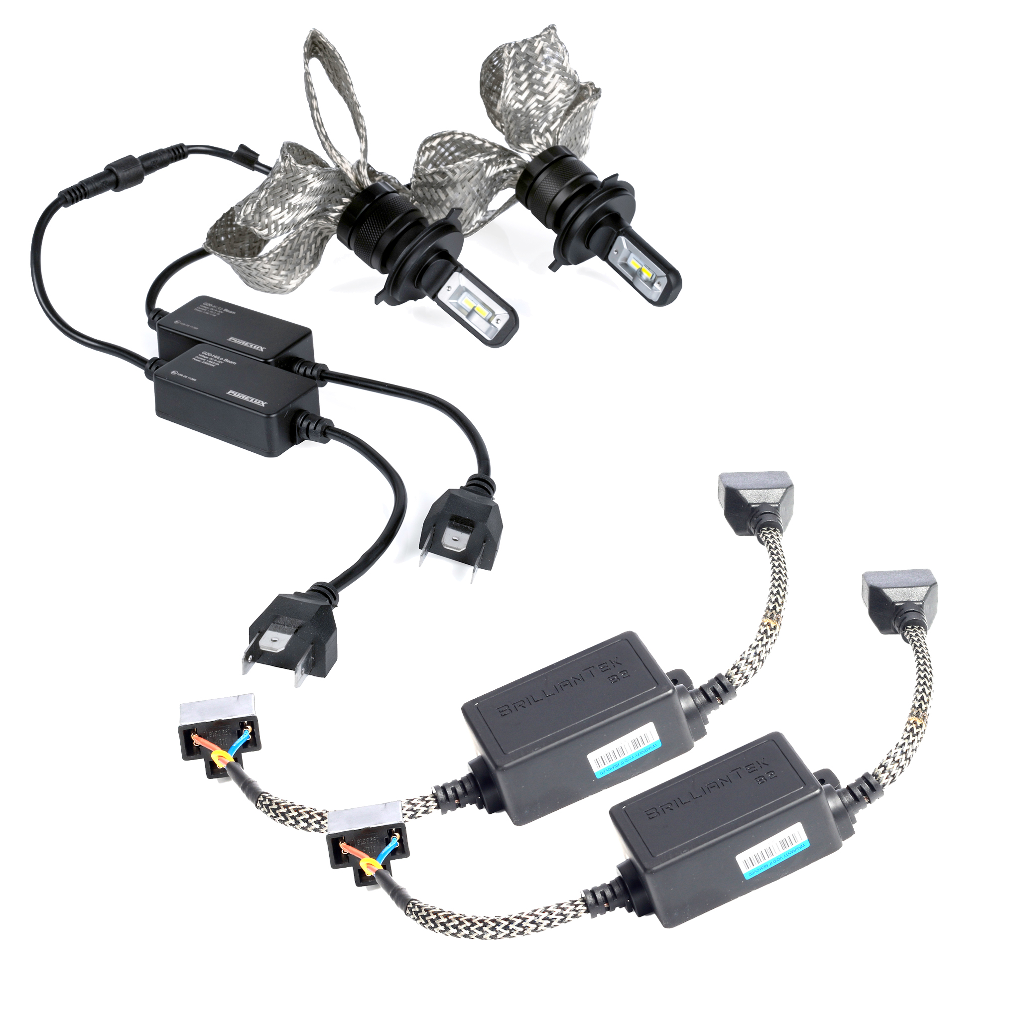 LED-ajovalopolttimot Purelux ProSerie G20 H4, H4 (Hi/Lo) + Canbus Decoder