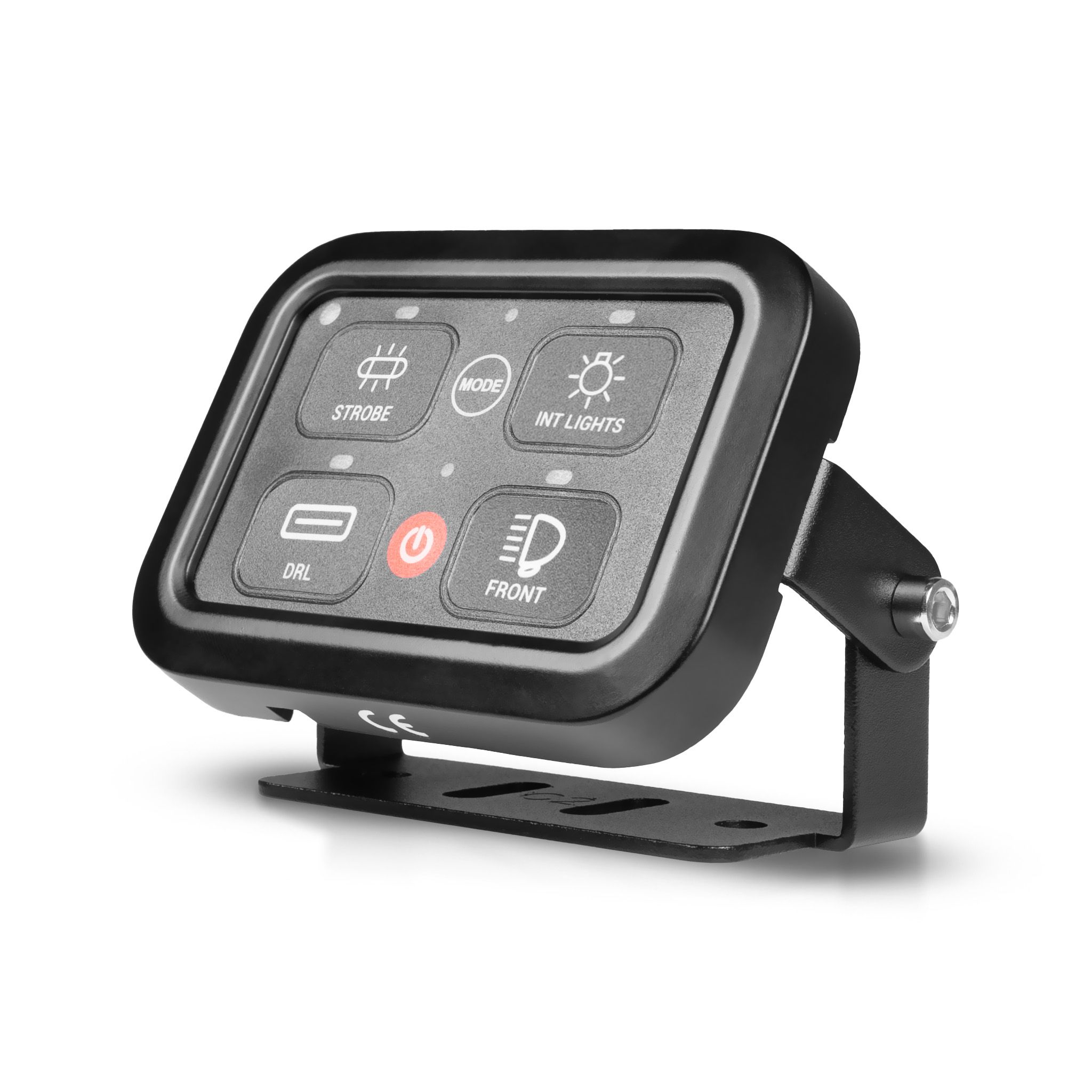 Kytkinpaneeli Purelux Multi-switch Dashboard Controller, 4-painiketta, 10-30V