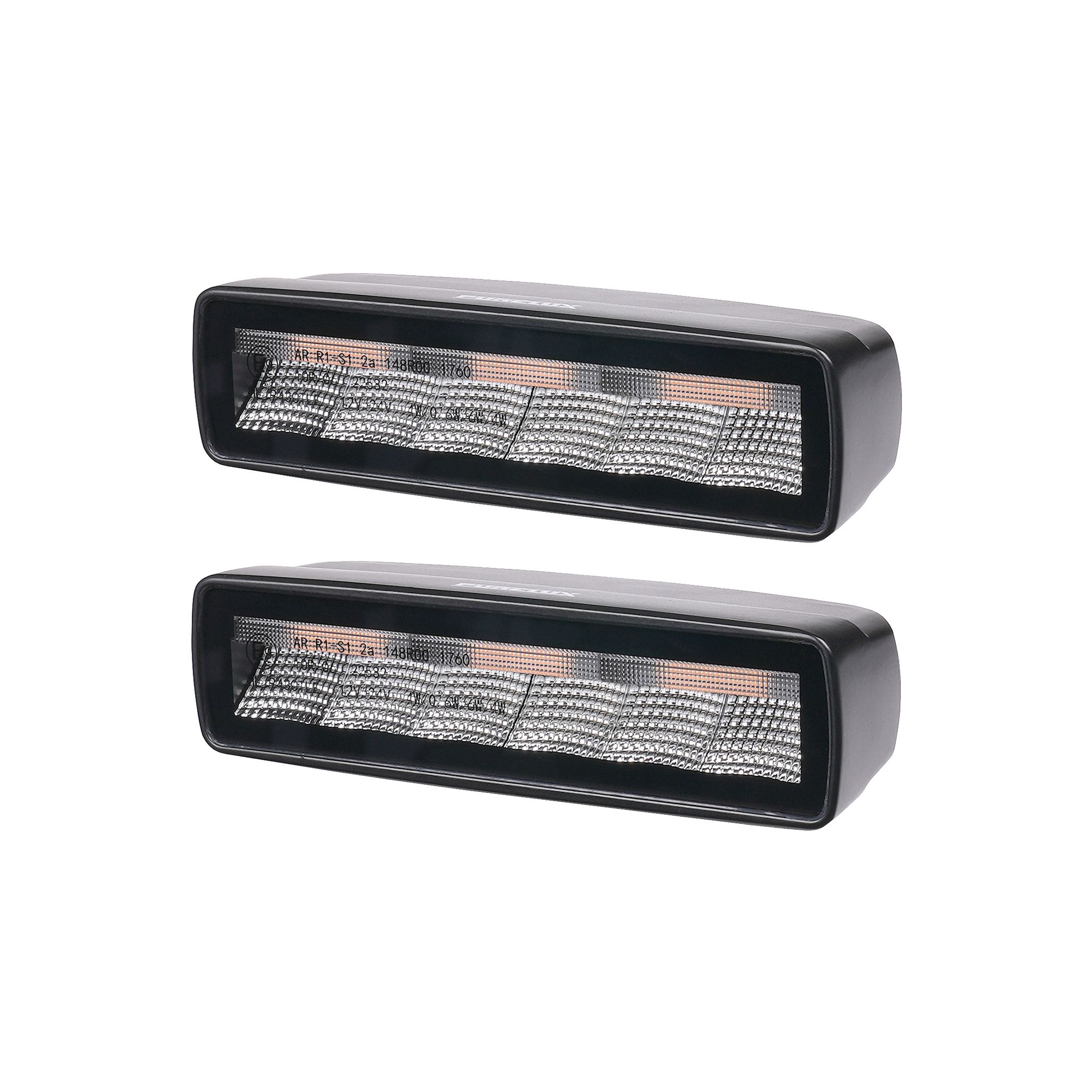 Työvalo Purelux Road Black MF160 - 16 cm / 12W / Leveä, 2 kpl
