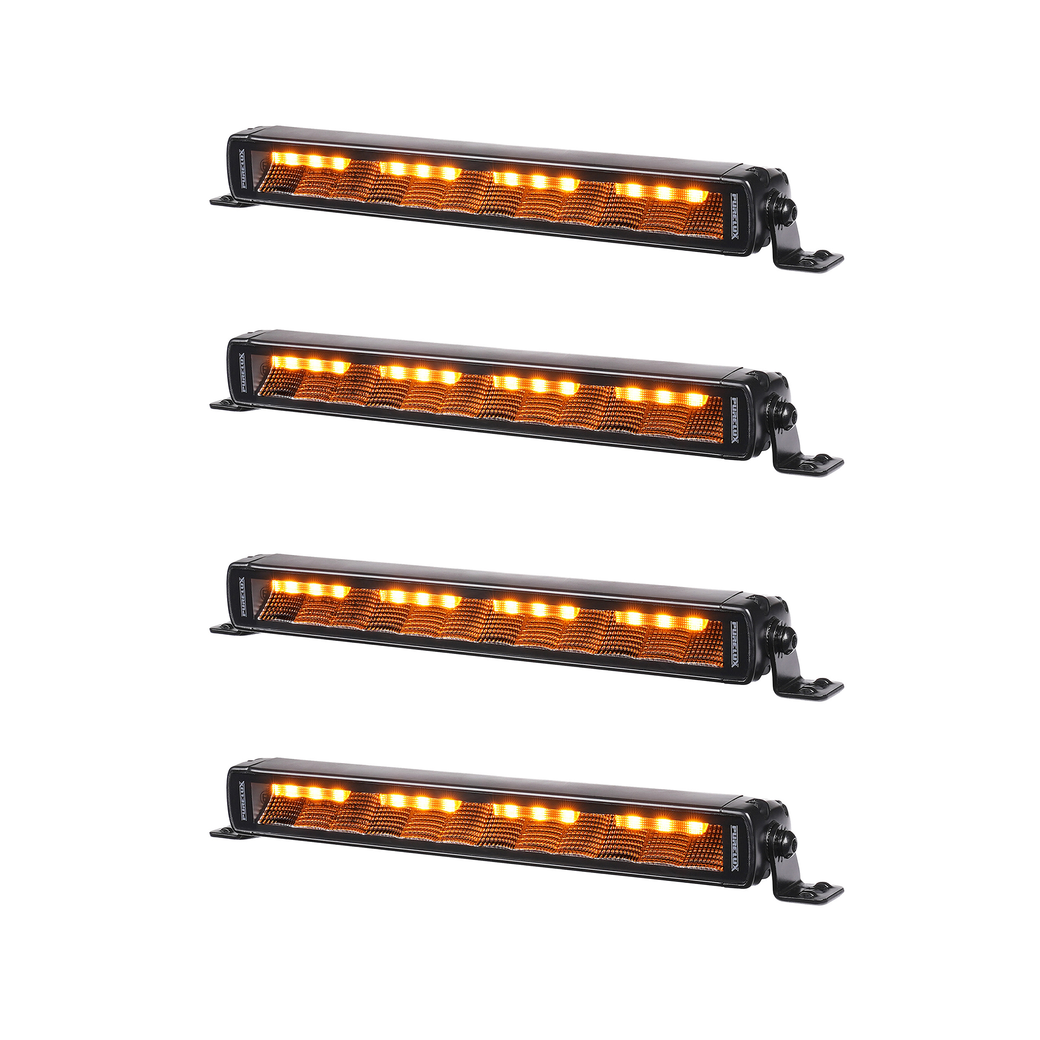 Työvalo Purelux Road Black MF320 - 32 cm / 24W / Leveä, 4 kpl