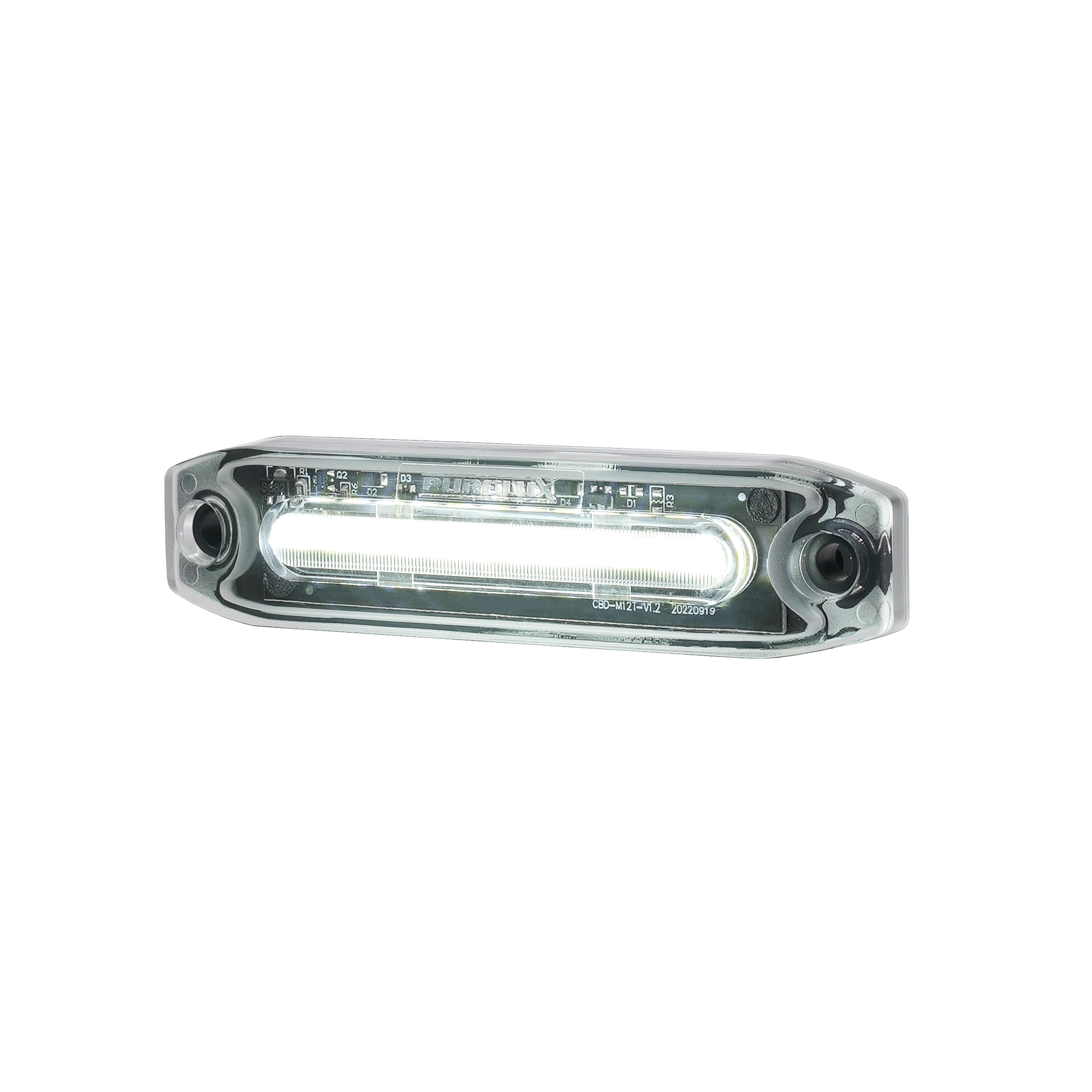 Huomiovalo /Äärivalo Purelux Spectre 12X - 12/24V / 6W / 102 mm, 1 kpl