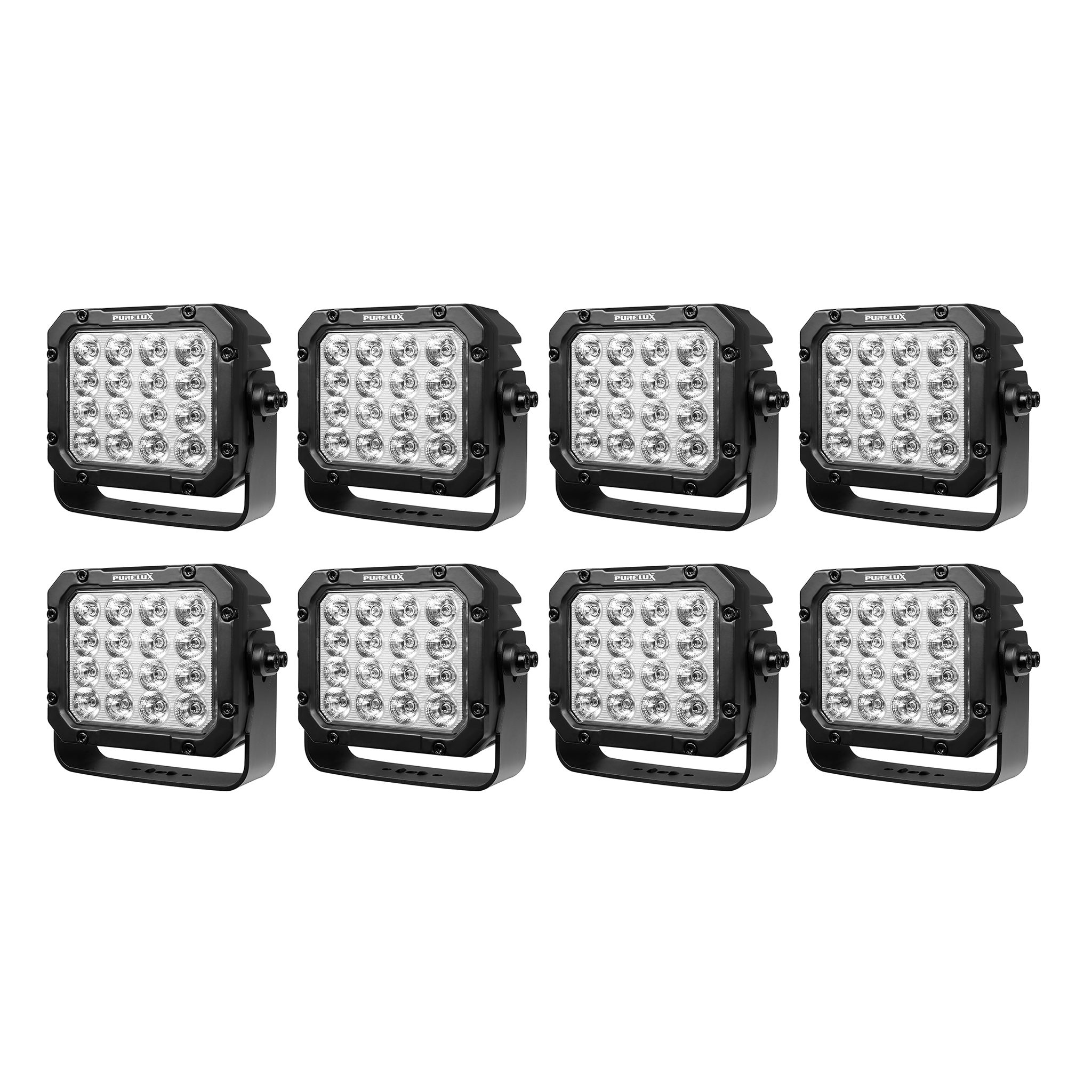 Työvalo Purelux Square 160 HD Gen2 - 22 cm / 160W / Kapea, 8 kpl